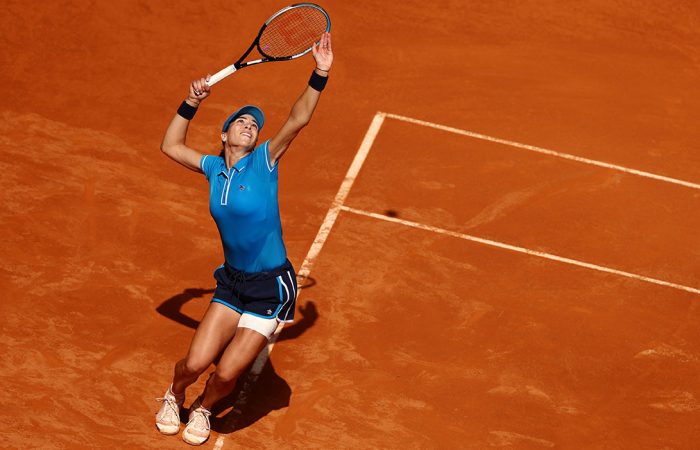 Ajla Tomljanovic in action at Madrid. Picture: Getty Images