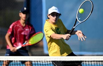 Marco Ciarrocchi of New South Wales at the Australian Teams Championships. Picture: Tennis Australia