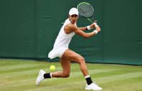 Astra Sharma at Wimbledon. Picture: Getty Images