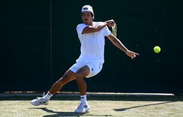 Jason Kubler during Wimbledon qualifying. Picture: Getty Images