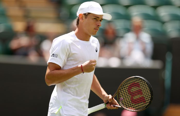 Alex de Minaur at Wimbledon. Picture: Getty Images