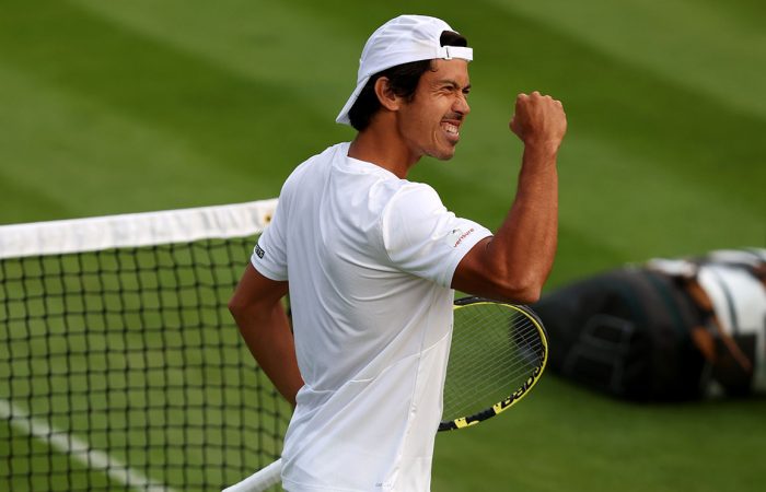 Jason Kubler at Wimbledon. Picture: Getty Images
