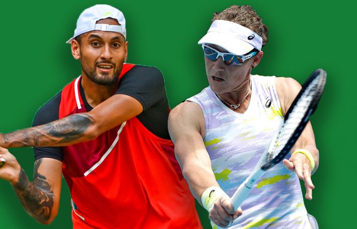 Nick Kyrgios and Sam Stosur will compete in doubles at Wimbledon 2022.