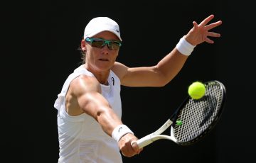 Sam Stosur in action at Wimbledon. Picture: Getty Images