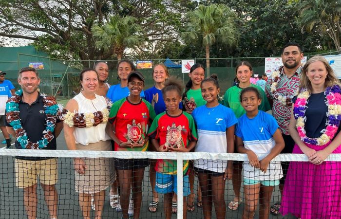 Tennis Australia is proudly supporting the PacificAus Sports Pacific Women Sport Administration Program (PWSAP). Pictures: Supplied