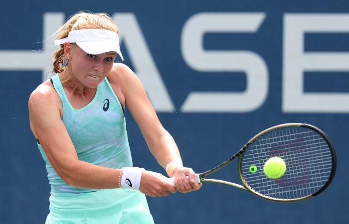 Taylah Preston in action at the US Open. Picture: Getty Images