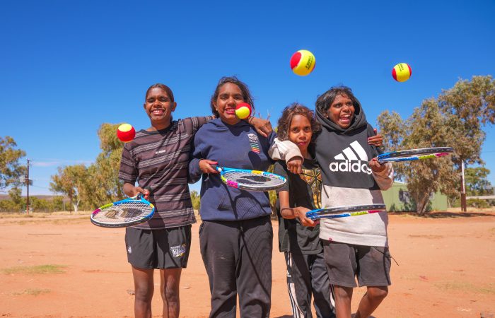 The Australian Tennis Foundation is inspiring brighter futures through tennis. Picture: Tennis Australia