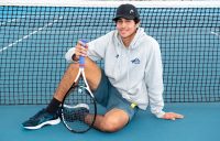 Zachary Viiala at the National Tennis Academy in Brisbane. Picture: Tennis Australia