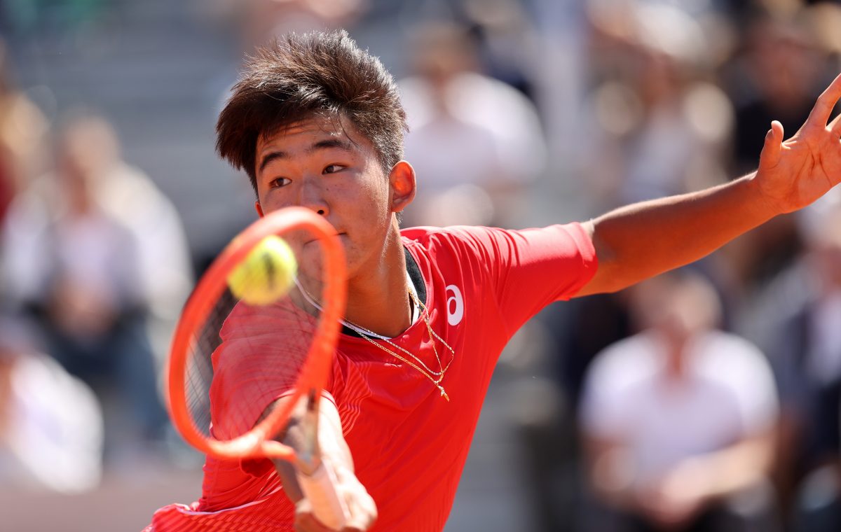 Jeremy Jin competing at Roland Garros 2022. Picture: Getty Images