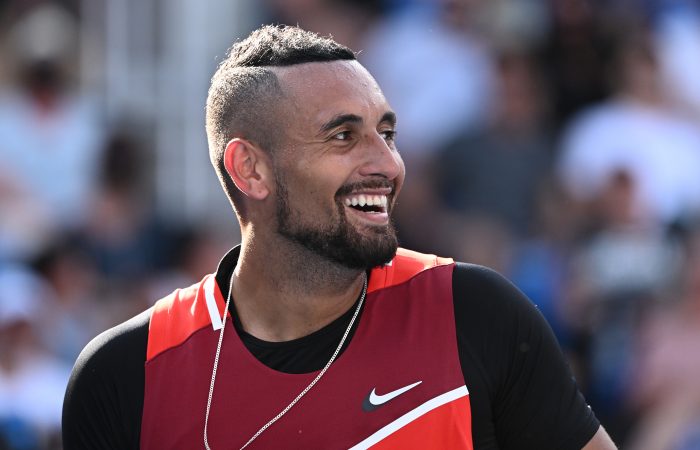 Nick Kyrgios at Australian Open 2022. Picture: Getty Images