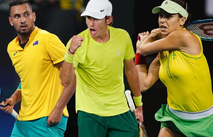 Nick Kyrgios, Alex de Minaur a Ajla Domljanovic budú reprezentovať Austráliu na United Cup 2023.