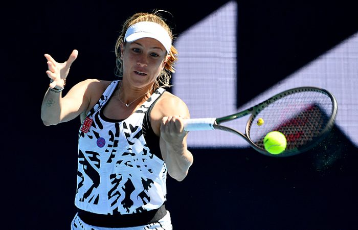Ellen Perez in action at Australian Open 2023. Picture: Tennis Australia