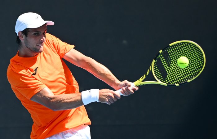 Aleksandar Vukic in action at Australian Open 2023. Picture: Tennis Australia