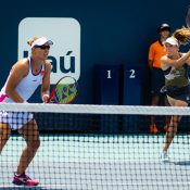 Perez and doubles partner Nicole Melichar-Martinez.