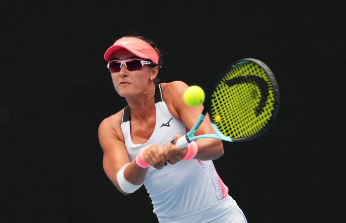 Arina Rodionova in action. Picture: Tennis Australia