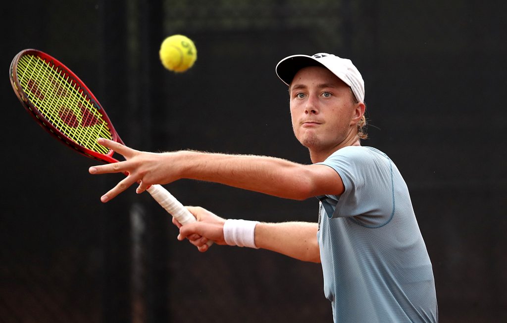 Thomas Gadecki at the National Tennis Academy in Brisbane. Picture: Tennis Australia
