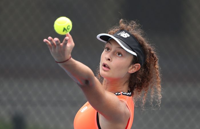 Tahlia Kokkinis will represent Australia at the Junior Billie Jean King Cup Finals in Kazakhstan this week. Picture: Tennis Australia
