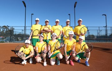 The Australian team for the 2023 Virtus Global Games. Picture: Tennis Australia
