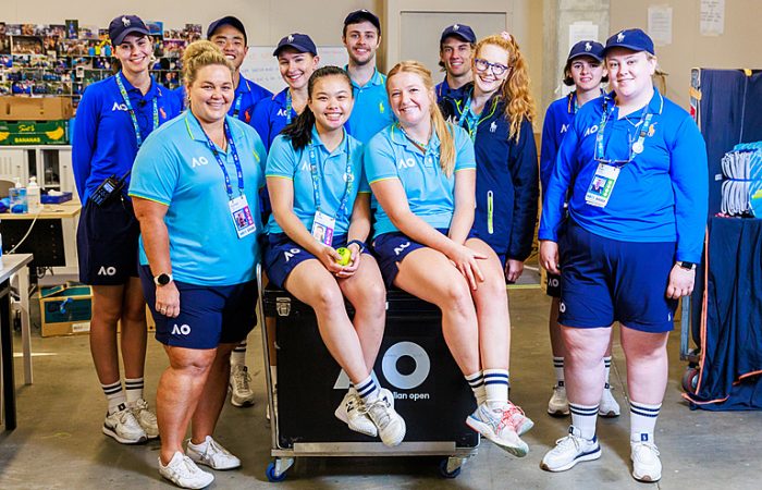 General staff at the 2023 Australian Open at Melbourne Park in Melbourne on Monday, January 23, 2023. MANDATORY PHOTO CREDIT Tennis Australia / AARON FRANCIS