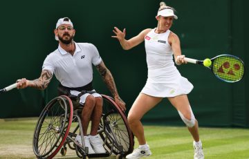 Heath Davidson and Storm Hunter feature in Wimbledon finals on day 14. 