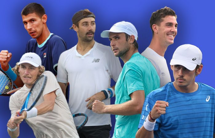 Nine Australian men are currently ranked inside the world's top 90 in singles