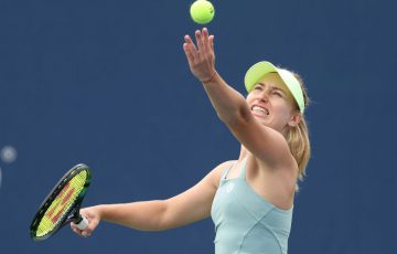 Daria Saville in action at the US Open. Picture: Getty Images