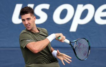 Thanasi Kokkinakis in action at US Open 2023. Picture: Getty Images