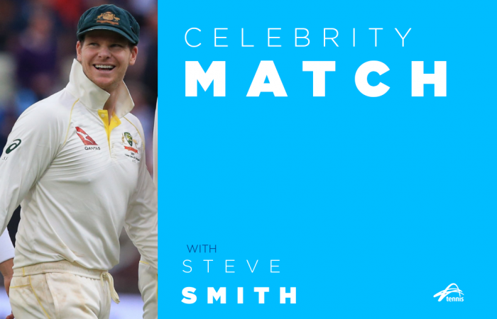 Celebrity Match with Steve Smith.