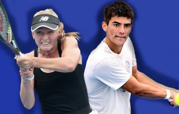 Taylah Preston and Philip Sekulic are rising stars of Australian tennis. 
