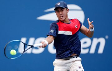 Rinky Hijikata in action at US Open 2023. Picture: Getty Images