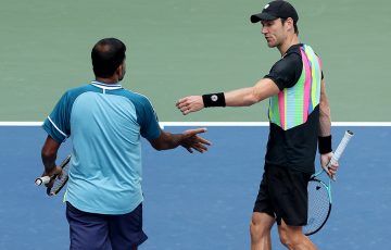 Rohan Bopanna and Matt Ebden have advanced to the US Open 2023 men's doubles final. Picture: Getty Images