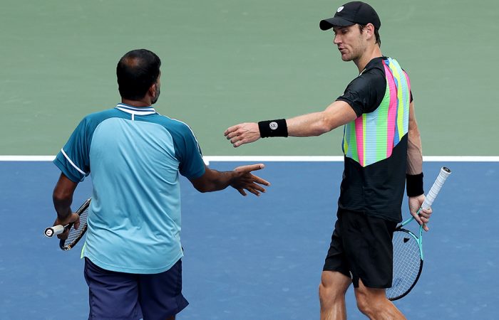 Rohan Bopanna and Matt Ebden have advanced to the US Open 2023 men's doubles final. Picture: Getty Images