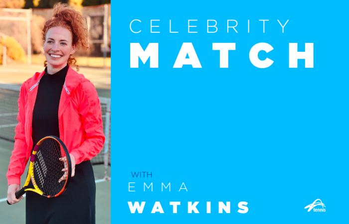 Celebrity Match with Emma Watkins.