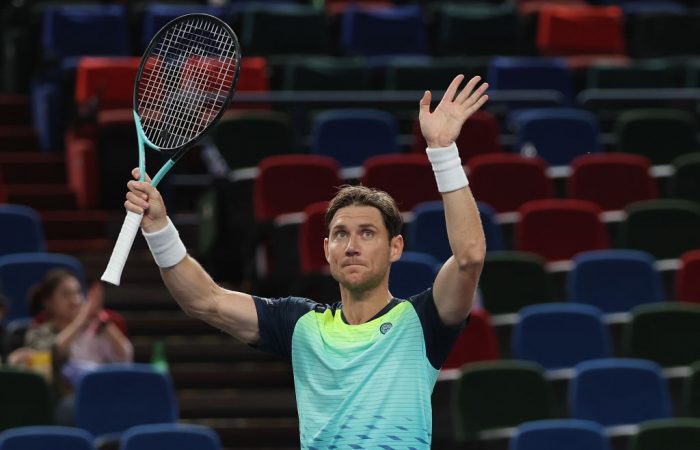 Matt Ebden at the Shanghai Masters. Picture: Getty Images