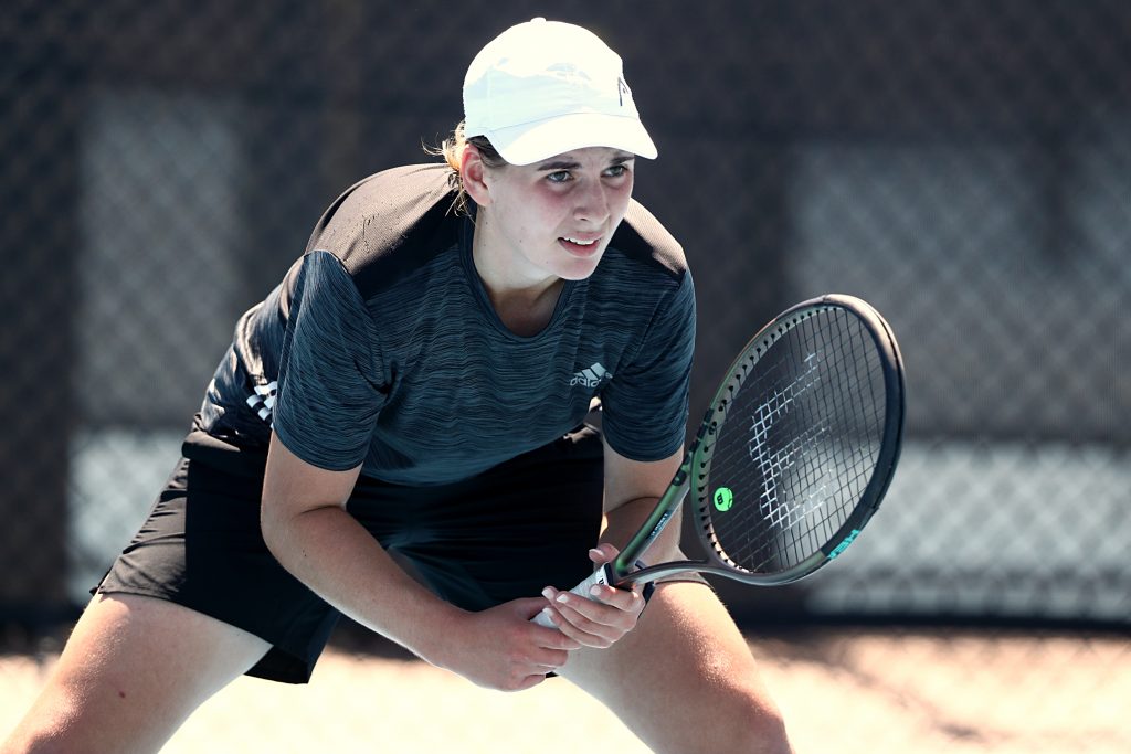 Sara Nikolic during the 2023 Tennis Australia Talent Combine. Picture: Tennis Australia