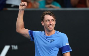 John Millman at Australian Open 2023. Picture: Getty Images
