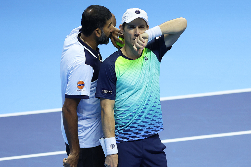 Ebden and Bopanna win historic doubles clash at ATP Finals | 15 November, 2023 | All News | News and Features | News and Events