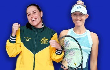 Kimberly Birrell and Storm Hunter are Australia's top-ranked women.