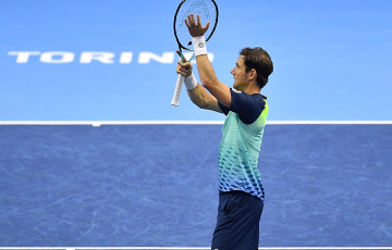 Matt Ebden at the ATP Finals in Italy. Picture: Getty Images
