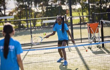 Tennis Australia Participation Campaign photo shoot, Court Hire, Cardio Tennis and Hot Shots Tennis at Maribyrnong Secondary College and Williamstown Tennis Club on Monday, November 7, 2022. MANDATORY PHOTO CREDIT Tennis Australia/ KIT HASELDEN