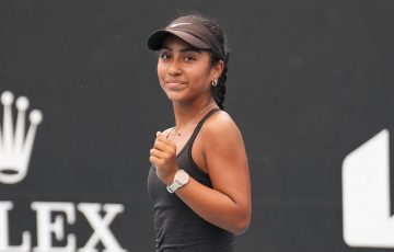 Giselle Guillen at the 2023 December Showdown. Picture: Tennis Australia