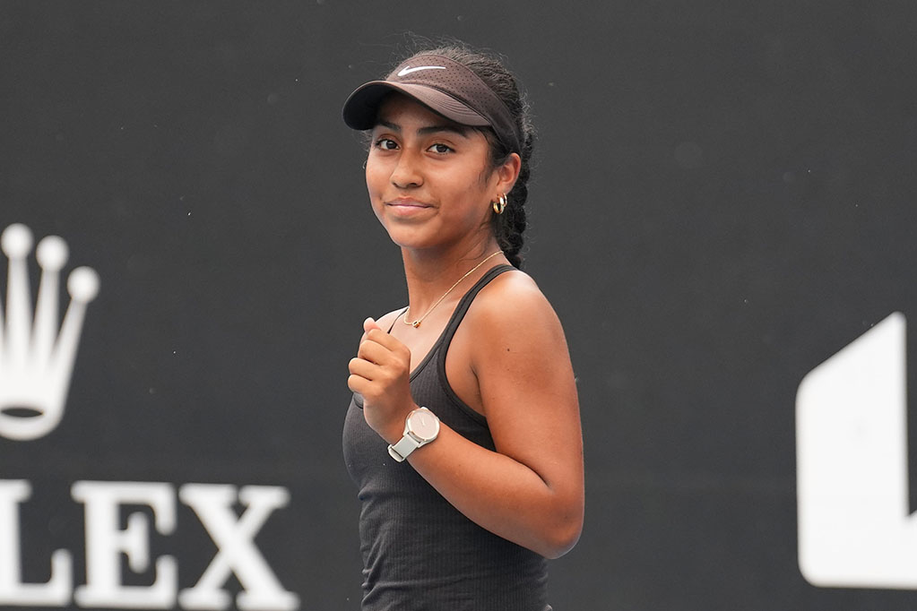 Guillen glides into girls’ singles final at 16/u Australian Junior Tour