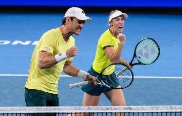 Matt Ebden and Storm Hunter are the top seeds in the Australian Open 2024 mixed doubles draw. Picture: Tennis Australia