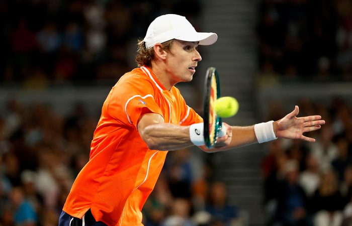 Alex de Minaur in action at Australian Open 2024. Picture: Tennis Australia