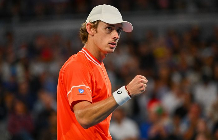 Alex de Minaur at Australian Open 2024. Picture: Tennis Australia