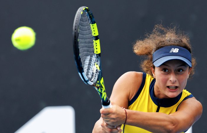 Tahlia Kokkinis in action at Australian Open 2024. Picture: Tennis Australia