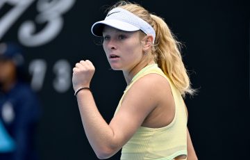 Emerson Jones in action at Australian Open 2024. Picture: Tennis Australia