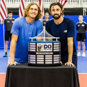 Max Purcell and Jordan Thompson in Dallas; Image courtesy Dallas Open