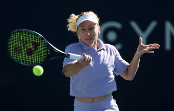 Daria Saville in action. Picture: Getty Images