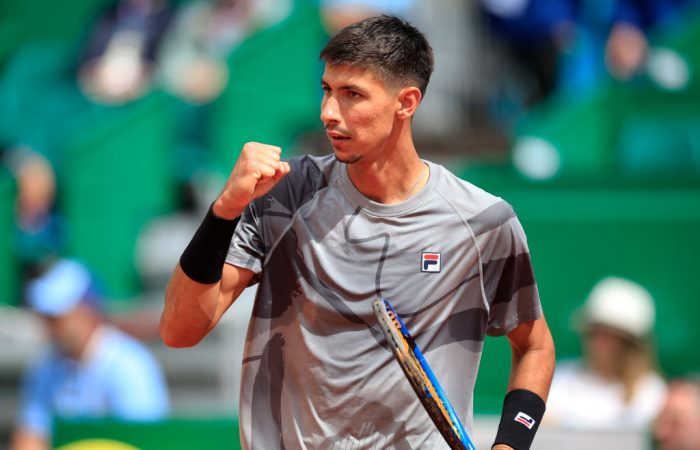 Alexei Popyrin at the Monte Carlo Masters. Picture: Getty Images